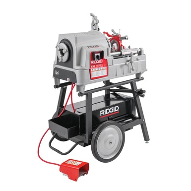 Резьбонарезной станок RIDGID модели 535 с кулачковым зажимным патроном BSPT 1/2"–2" и резьбонарезной головой 815A, 400V арт.12451
