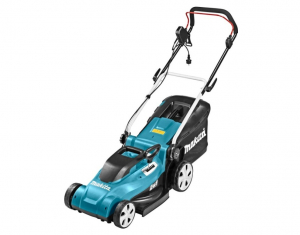 Электрическая газонокосилка Makita ELM4120 1,6кВт, дека пластик 41см, 2в1, травосб. 45л, инд заполнения арт.ELM4120 Электрическая газонокосилка Makita ELM4120 1,6кВт, дека пластик 41см, 2в1, травосб. 45л, инд заполнения арт.ELM4120