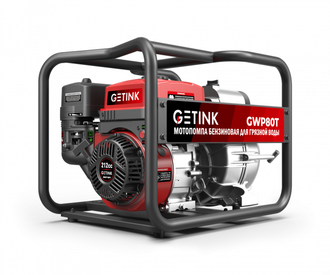 Мотопомпа бензиновая SUNREKA GWP80T арт.215005 Мотопомпа бензиновая SUNREKA GWP80T арт.215005