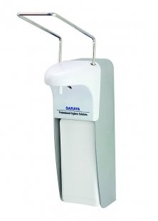 Дозатор 1 л. локтевой, алюминий антисептик + мыло SARAYA MDS-1000A Дозатор 1 л. локтевой, алюминий антисептик + мыло SARAYA MDS-1000A