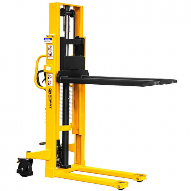 Ручной гидравлический штабелер SMARTLIFT (SMART)  SDA 1020 (1000 кг; 2 м; вилы 300-850 мм) арт.62-6013