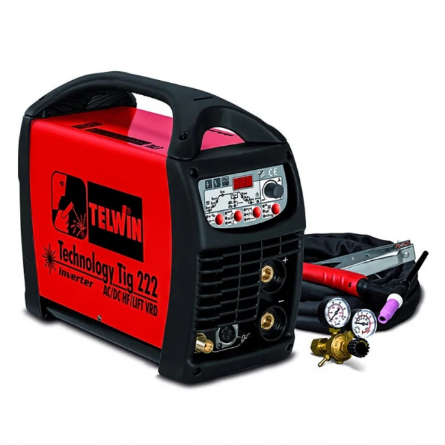 Сварочный аппарат Telwin TECHNOLOGY TIG 222 AC/DC HF/LIFT AQUA + TIG ACC Сварочный аппарат Telwin TECHNOLOGY TIG 222 AC/DC HF/LIFT AQUA + TIG ACC
