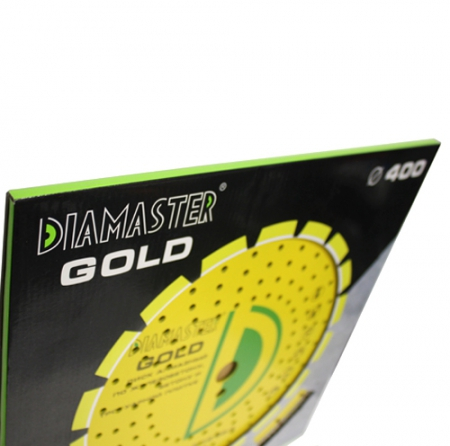 ДИСК СЕГМЕНТНЫЙ DIAMASTER ТУРБО GOLD Д.400*25, 4+(*4, 0*12)ММ