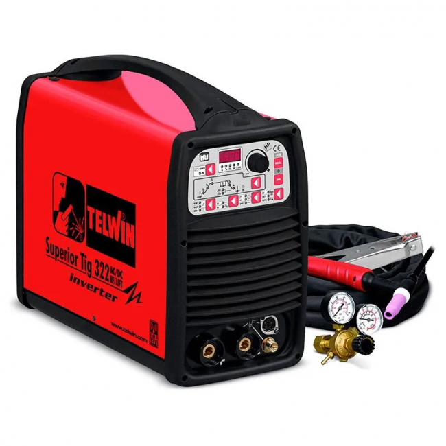 Сварочный аппарат с инвертором Telwin SUPERIOR TIG 421 DC-HF/LIFT + TIG ACC Сварочный аппарат с инвертором Telwin SUPERIOR TIG 421 DC-HF/LIFT + TIG ACC