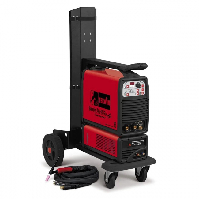 Сварочный аппарат с инвертором Telwin SUPERIOR TIG 421 DC-HF/LIFT AQUA + TIG ACC