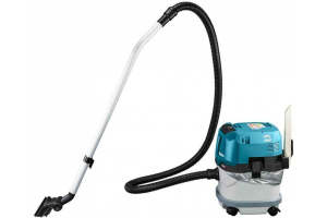 Аккумуляторный пылесос Makita  VC004GLZ01 XGT BL 40В, 230 мбар, 15л, L-класс, сухой, XPT, AWS, с модулем WUT01 арт.VC004GLZ01