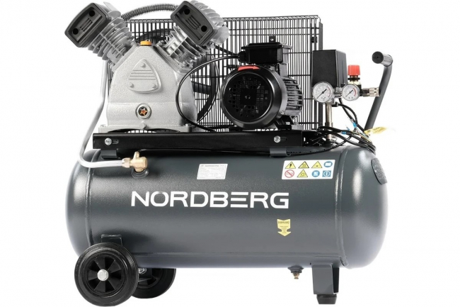  Компрессор поршневой NORDBERG  NCP50/420A 220В ресивер 50л 420л/мин