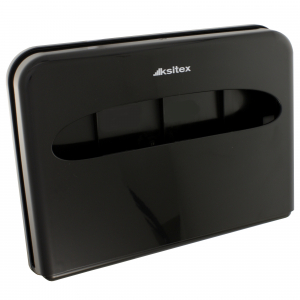 Держатель покрытий унитаза Ksitex PTB-506-1/2 (черный ,пласт.)