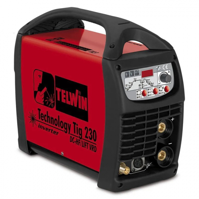 Сварочный аппарат с инвертором Telwin TECHNOLOGY TIG 230 DC-HF/LIFT VRD Сварочный аппарат с инвертором Telwin TECHNOLOGY TIG 230 DC-HF/LIFT VRD