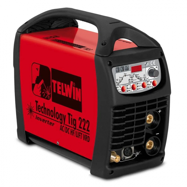 Сварочный аппарат с инвертором Telwin TECHNOLOGY TIG 222 AC/DC HF/LIFT VRD Сварочный аппарат с инвертором Telwin TECHNOLOGY TIG 222 AC/DC HF/LIFT VRD
