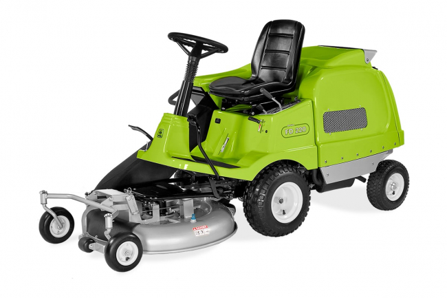 Садовый райдер  Grillo FD 220R B&S Vanguard c фронтальной декой и встроенным травосборником арт.8RR7C