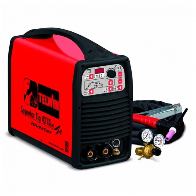 Сварочный аппарат с инвертором Telwin SUPERIOR TIG 421 DC-HF/LIFT Сварочный аппарат с инвертором Telwin SUPERIOR TIG 421 DC-HF/LIFT