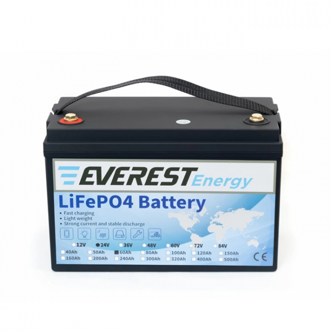 Аккумулятор Everest Energy LiFePO4 24V60Ah + LCD + Bluetooth арт.LFP-24V60Аh-PRO