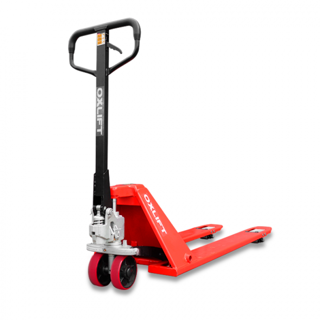 Ручная гидравлическая тележка низкопрофильная OXLIFT OX10-L35 35 мм 1000 кг арт.791838 Ручная гидравлическая тележка низкопрофильная OXLIFT OX10-L35 35 мм 1000 кг арт.791838