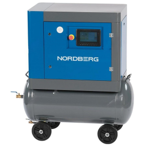 Компрессор винтовой Nordberg  NCA7.5R  4,0кВт, ресивер 160л, 10Бар, 510л/мин
