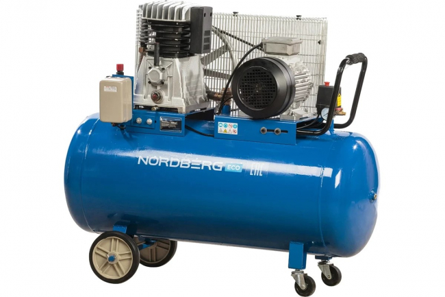 Компрессор поршневой NORDBERG ECO  NCE200/520  с ременным приводом, объем 200 л