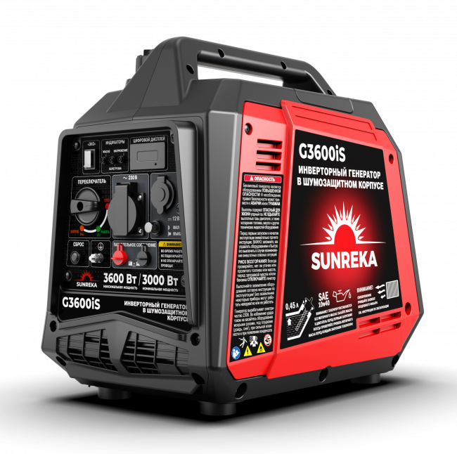Бензиновый инверторный генератор SUNREKA G3600iS арт.211032