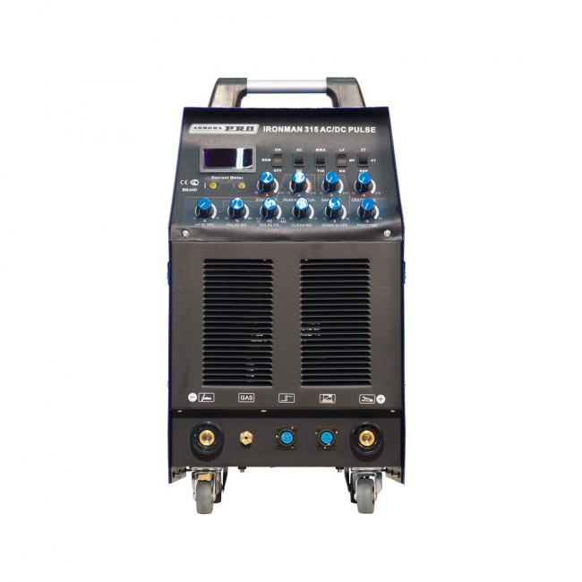 Индустриальный аппарат аргонодуговой сварки AuroraPRO IRONMAN 315 AC/DC PULSE (TIG+MMA) арт.7310057 Индустриальный аппарат аргонодуговой сварки AuroraPRO IRONMAN 315 AC/DC PULSE (TIG+MMA) арт.7310057