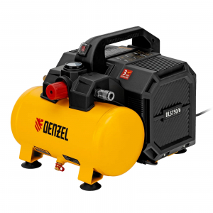 Компрессор  безмасляный малошумный  Denzel  DLS750/6 (750 Вт, 140 л/мин,ресивер 6 л)  арт.58019