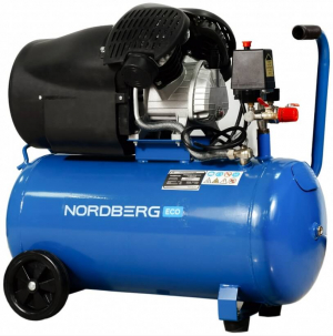 Компрессор  поршневой NORDBERG ECO NCE50/410V  V-образный 220В, ресив. 50л, 410л/мин