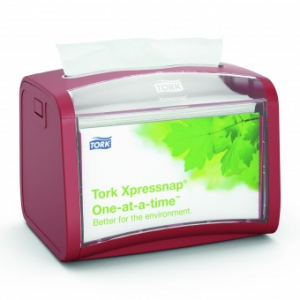 Tork диспенсер настольный для салфеток, красный, арт. 272612