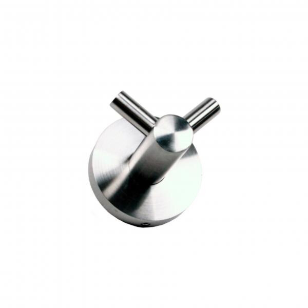 Крючок для ванной двойной Nofer NIZA матовый 16852.S Крючок для ванной двойной Nofer NIZA матовый 16852.S