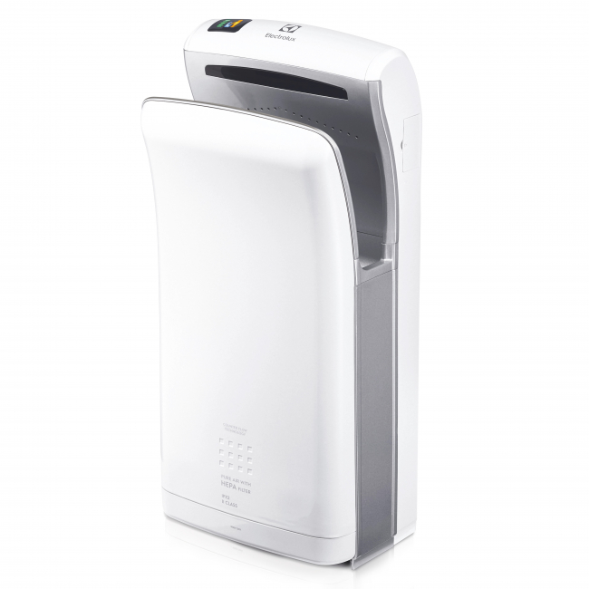 Сушилка для рук электрическая высокоскоростная Electrolux EHDA/HPF-1200W (белая) Сушилка для рук электрическая высокоскоростная Electrolux EHDA/HPF-1200W (белая)