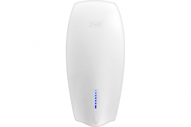 Электросушитель для рук "Puff-8940", с УФ, белый, 1,2 кВт