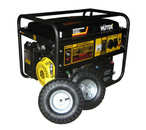 Электрогенератор Huter DY6500LX с колёсами