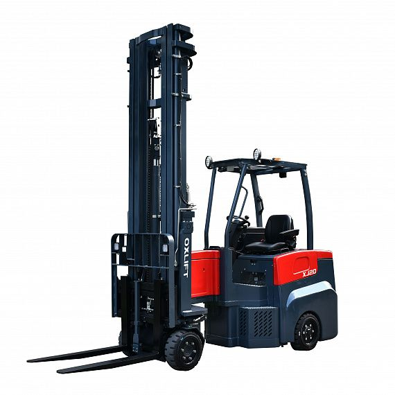 Узкопроходный штабелер OXLIFT XJ20 9000 мм 2000 кг (широкий корпус) арт.792378