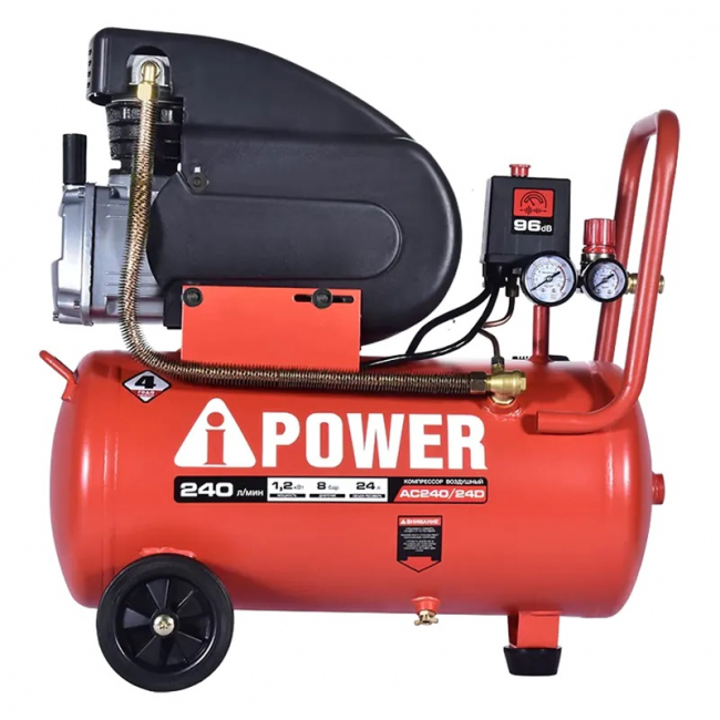 Компрессор поршневой масляный A-iPower AC240/24D