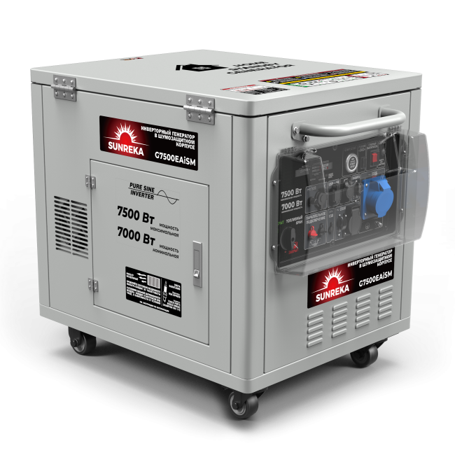 Бензиновый инверторный генератор SUNREKA G7500EAiSM арт.211042