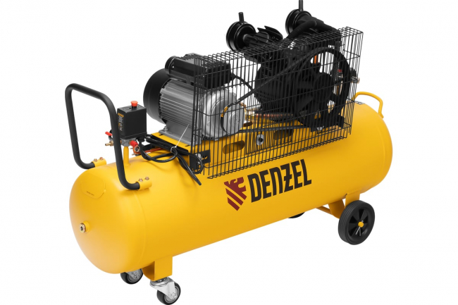 Компрессор воздушный  Denzel BCV2300/100 (2,3 кВт, 100 литров, 440 л/мин) арт.58111