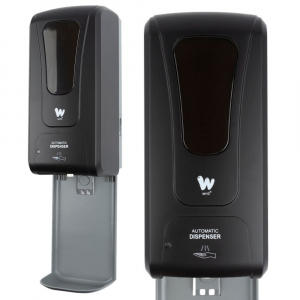 WHS Диспенсер сенсорный для дезинфектанта(с UV), черный, PW-1408SB