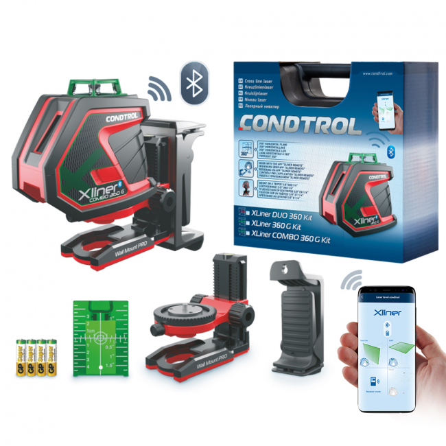 Лазерный нивелир CONDTROL Xliner Combo 360G Kit Лазерный нивелир CONDTROL Xliner Combo 360G Kit