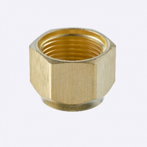 Гайка накидная Tornado  для прессниппеля M22, 400bar, внут.диаметр 16,4mm, латунь арт.M-MOA0050