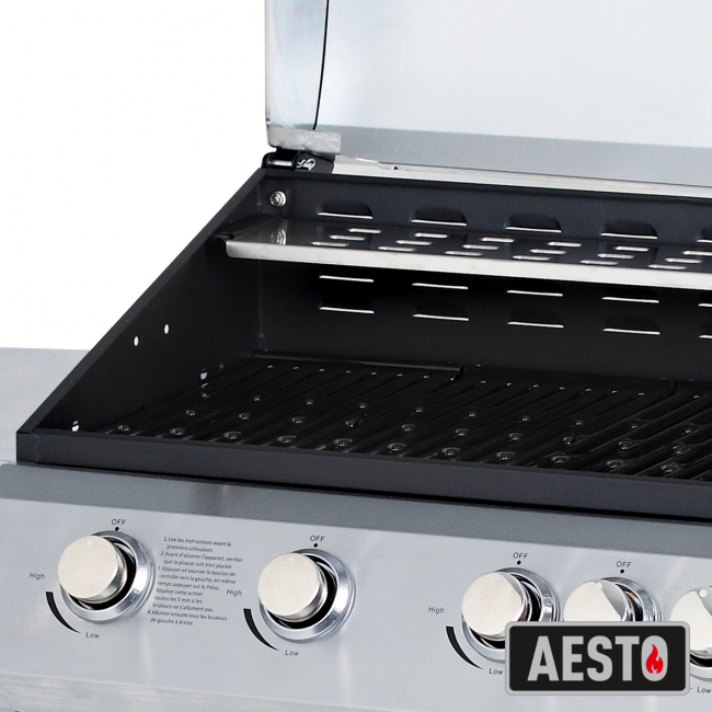Гриль газовый Aesto с 4 горелками 11102 Гриль газовый Aesto с 4 горелками 11102