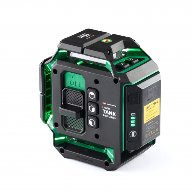 Лазерный уровень ADA LaserTANK 4-360 GREEN Ultimate Edition арт.А00632 Лазерный уровень ADA LaserTANK 4-360 GREEN Ultimate Edition арт.А00632