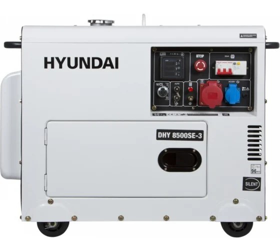 Дизельный генератор HYUNDAI DHY 8500SE-3