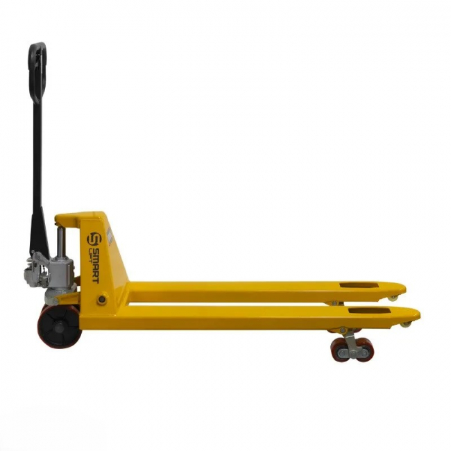 Гидравлическая тележка (рохля) SMARTLIFT (SMART) SD-L (AC25, г/п 2500 кг, 1500x550 мм, PDP, длинновильная)  арт. 60-5055