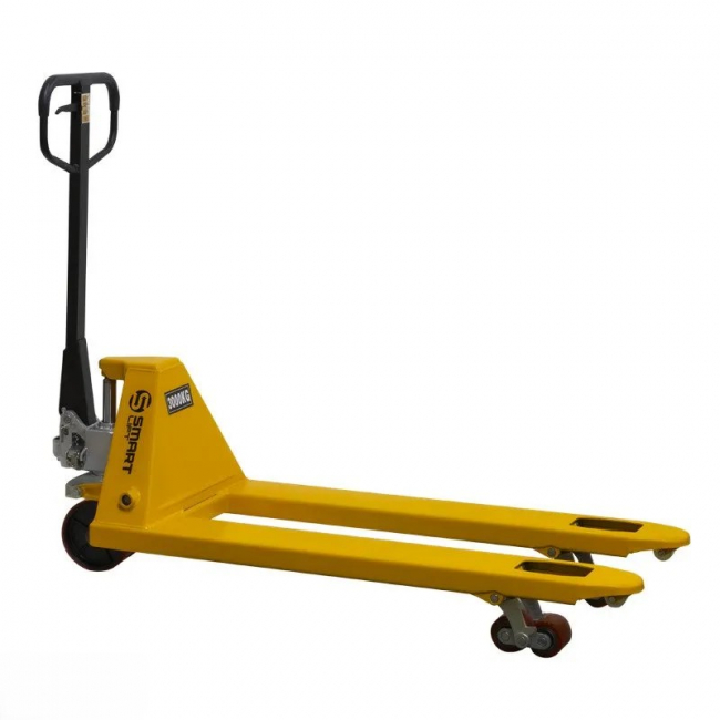 Гидравлическая тележка (рохля) SMARTLIFT (SMART) SD-L (AC25, г/п 2500 кг, 1500x550 мм, PDP, длинновильная)  арт. 60-5055